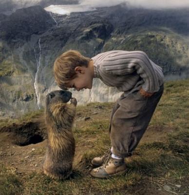 Enfant marmotte